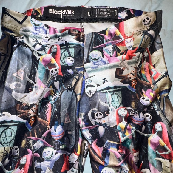 Set of Three Black Milk Disney Leggings sz Large Villains Peter Pan NMBC RARE! - Picture 7 of 9